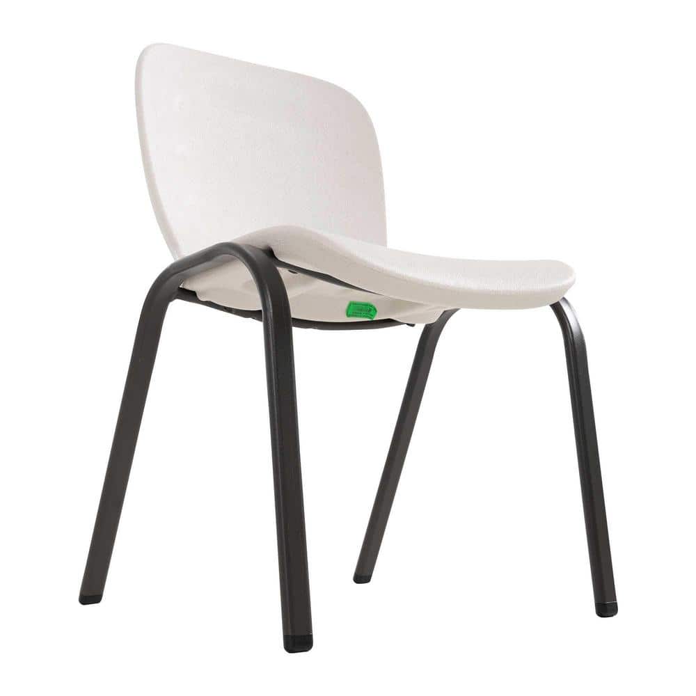 Almond Polyethylene Stackable School Chair for Kids