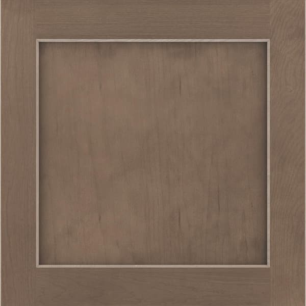American Woodmark Leesburg 11 9/16-in. W x 3/4-in. D x 11 1/2-in. H in Maple Latte Cabinet Door Sample
