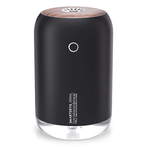 0.13 Gallon Portable Mini Humidifier, USB Personal Cool Mist Humidifier with Night Light, 2 Mist Modes for Desk, Bedroom