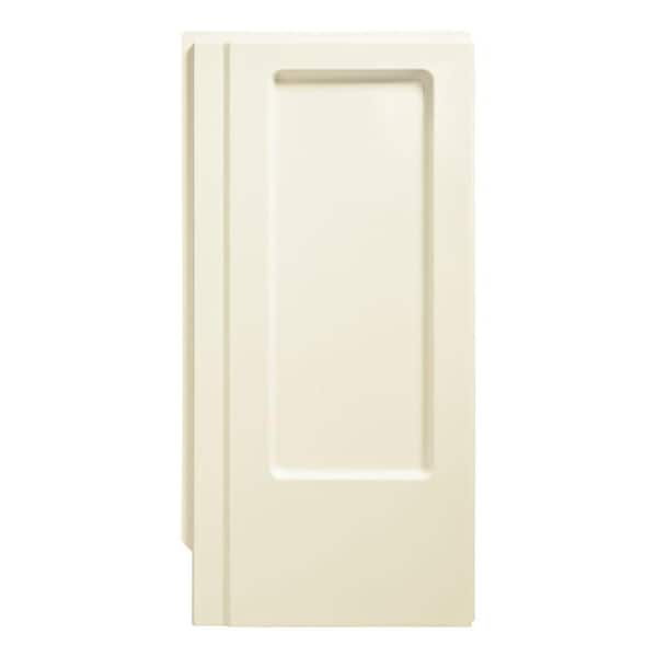 STERLING Advantage 32 in. x 35-1/4 in. x 66-1/4 in. 2-piece Direct-to-Stud Shower End Wall Set in Biscuit