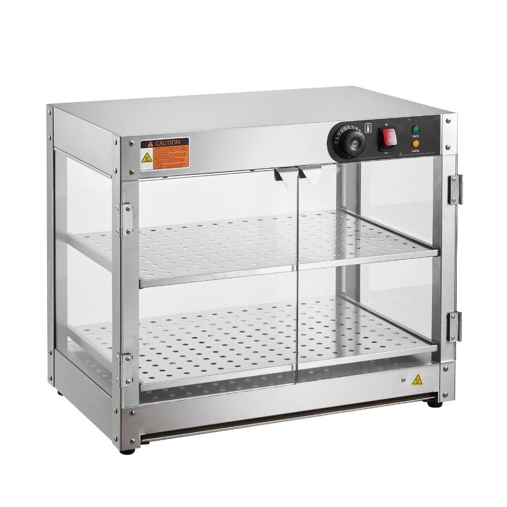 2-Tier Countertop Heated Display Cabinet with Interior Light for Pizza and Hot Food price history on PriceWatchPro