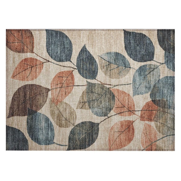 Chantille Machine Washable Indoor/Outdoor Abstract ACN1953 Beige 2 ft. x 3 ft. Accent Rug
