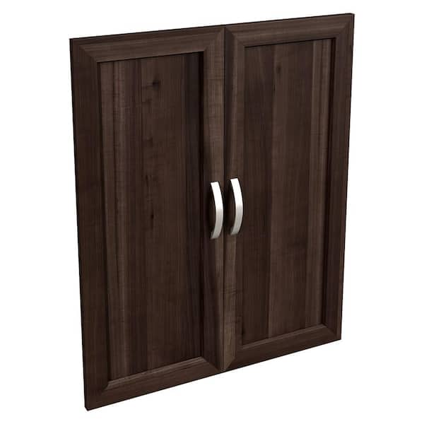 ClosetMaid Style+ 25 in. W Shaker Modern Walnut Closet Door Kit