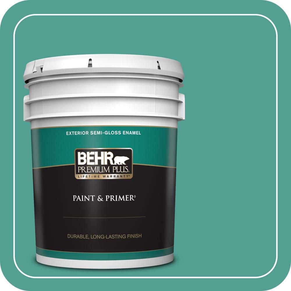 5 gal. Home Decorators Collection #HDC-WR15-9 Aqua Revival Semi-Gloss Enamel Exterior Paint & Primer price history on PriceWatchPro