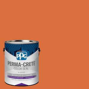 Color Seal 1 gal. PPG1195-7 Field Poppy Satin Interior/Exterior Concrete Stain