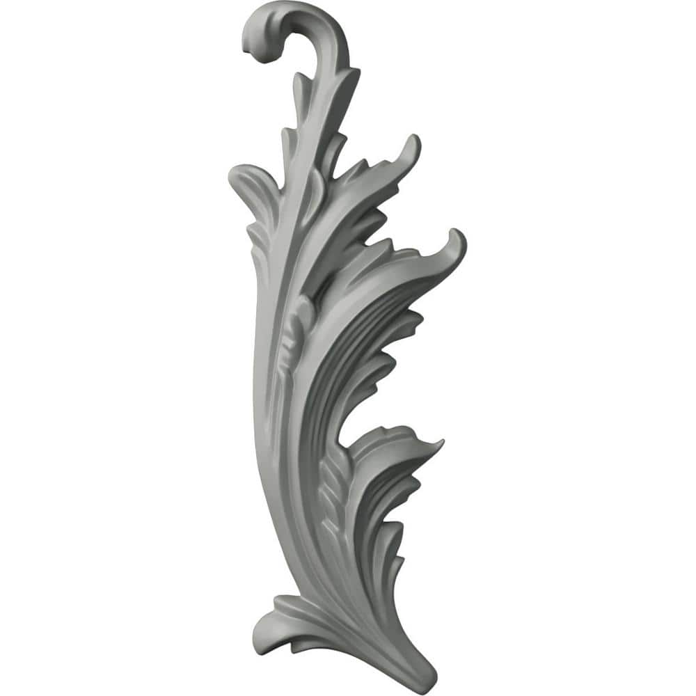Primed Polyurethane Robin Scroll Left Onlay, 9-1/8"