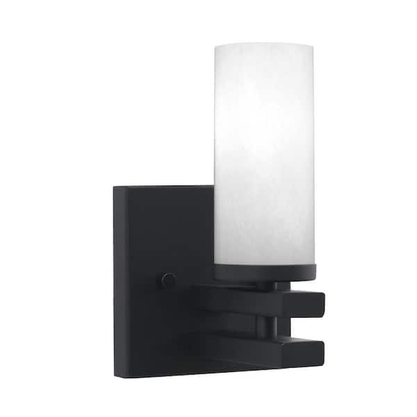 Unbranded Paris 1-Light Matte Black Wall Sconce