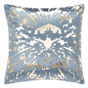 Barila Teal 18 in. X 18 in. Throw Pillow