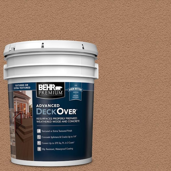 5 gal. #SC-158 Golden Beige Textured Solid Color Exterior Wood and Concrete Coating