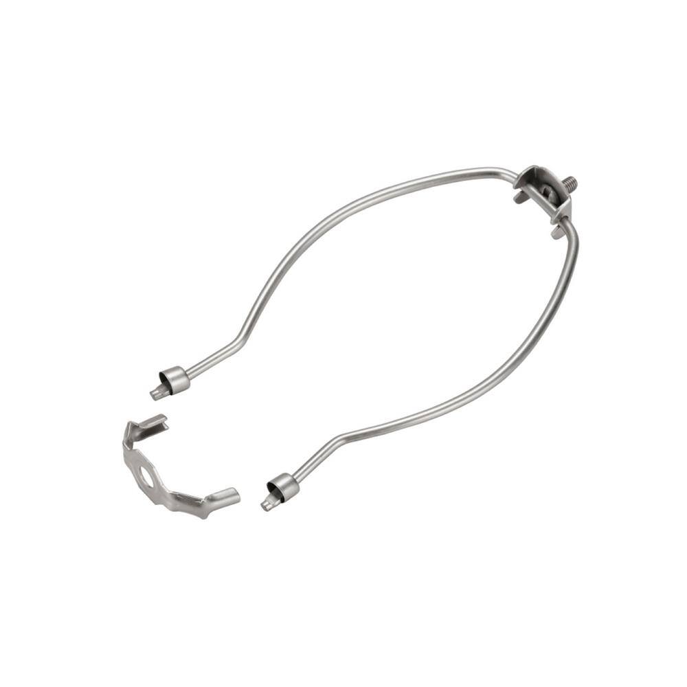 7-Inch Satin Nickel Detachable Lamp Harp Set