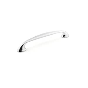 Montreal Collection 6 5/16 in. (160 mm) Chrome Transitional Curved Cabinet Arch Pull