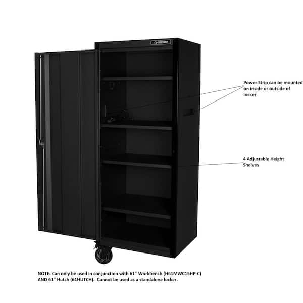 Husky end deals cabinet