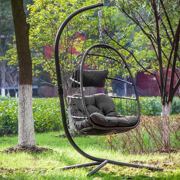 wicker hammock swing