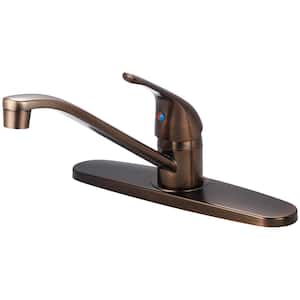 Elite Single-Handle Standard Kitchen Faucet in Oil Rubbed Bronze
