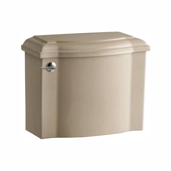 KOHLER Devonshire 1.28 GPF Single Flush Toilet Tank Only in Mexican Sand