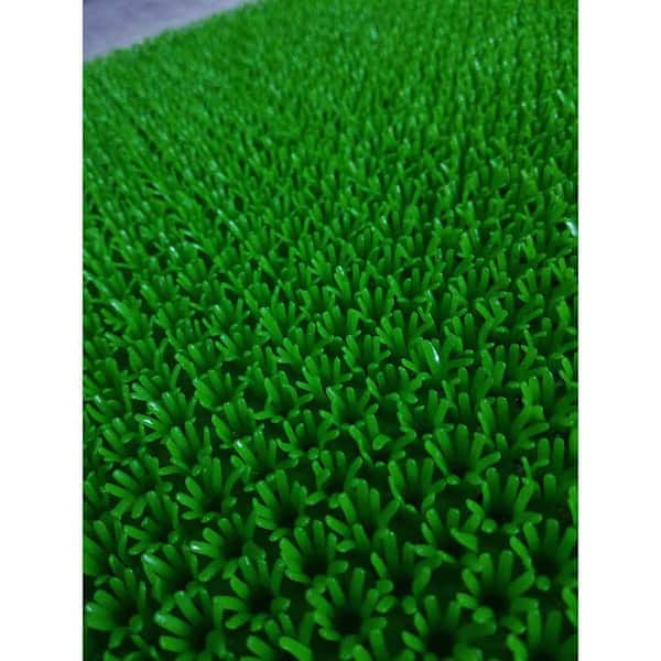 Evideco 16 in. x 24 in. Green Outdoor Front Door Mat Pixie Artificial Grass  1440251 - The Home Depot