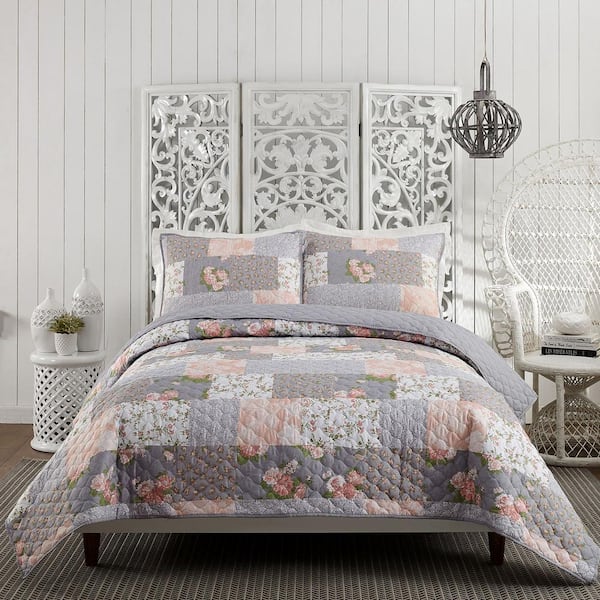 MODERN HEIRLOOM La Flor Twin/Twin XL Polyester 2-Piece Quilt Set