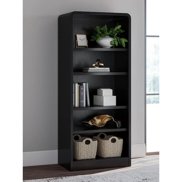 Signature DESIGN BY ASHLEY Rowanbeck 72 in. Tall Black 5-Shelf