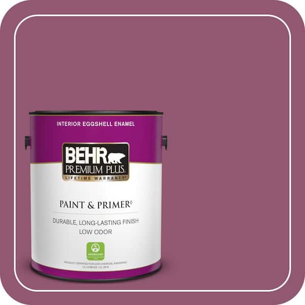 BEHR PREMIUM PLUS 1 gal. Home Decorators Collection #HDC-AC-28A Carnation Festival Eggshell Enamel Low Odor Interior Paint & Primer