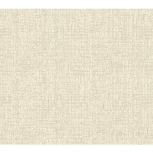 York Wallcoverings Entwined Cream Paper Unpasted Matte Wallpaper 27 in. x 27 ft.