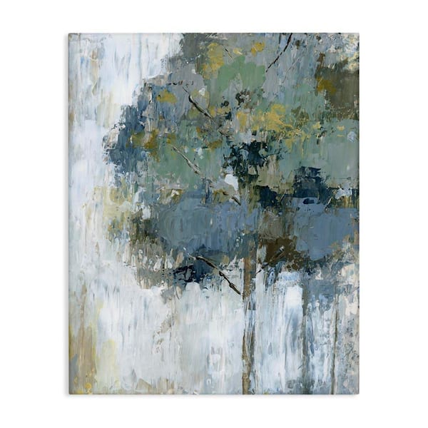 Stupell Industries Distressed Lone Tree by Nan Unframed Nature Graphic Art Print 40 in. x 30 in.