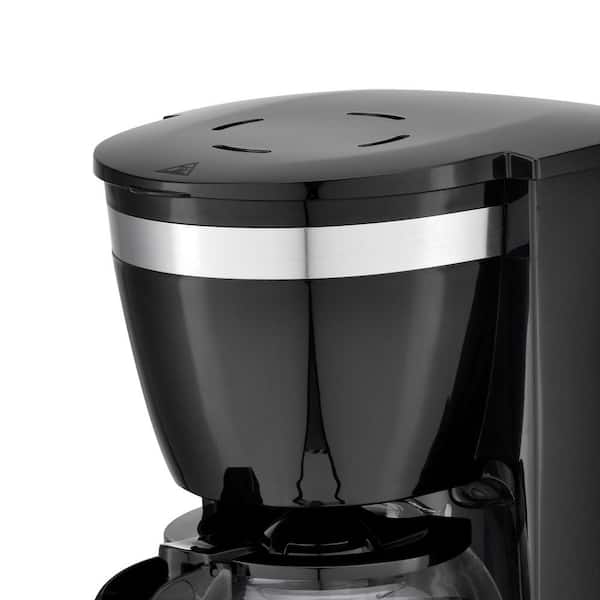 Brentwood TS 213BK 4 Cup Coffee Maker 650 W 4 Cups Multi serve Black  Tempered Glass Body - Office Depot