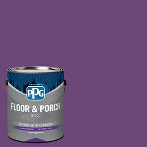 1 gal. PPG1176-7 Perfectly Purple Satin Interior/Exterior Floor and Porch Paint