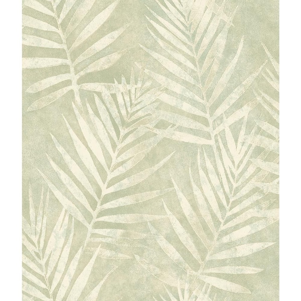 Chesapeake Amador Olive Palm Olive Wallpaper Sample