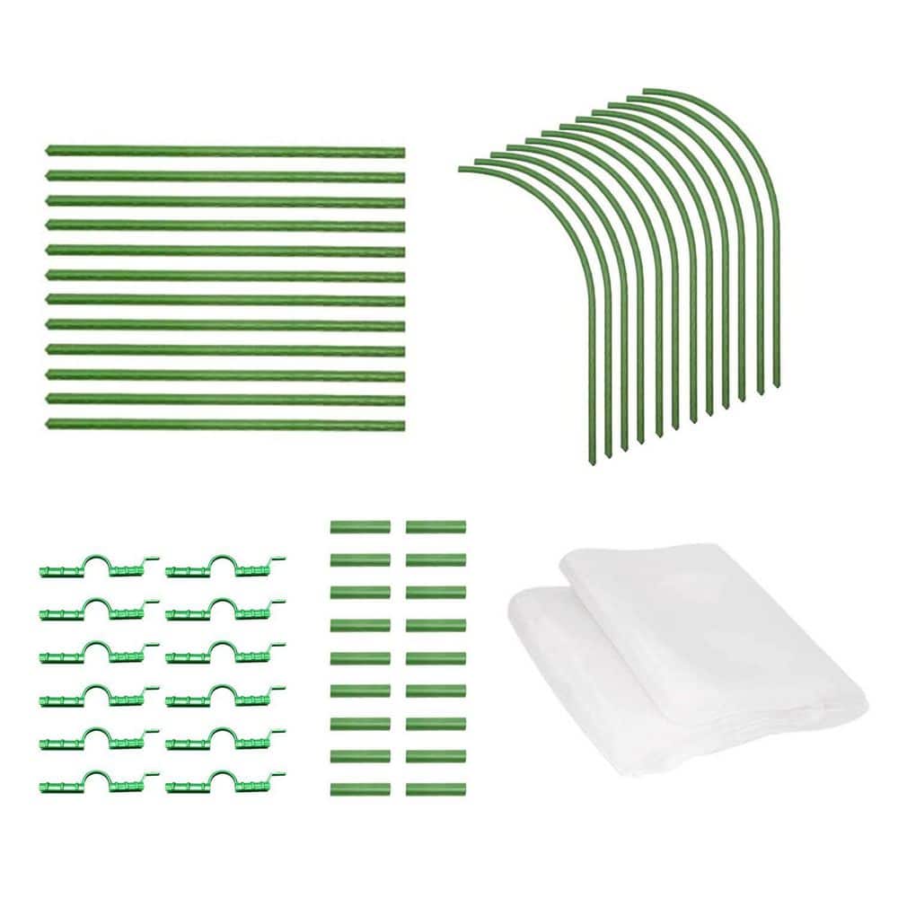 Garden Mesh Netting Kit with 8.2 x 25.9 ft. Ultra Fine Screen Mesh,Clips,Garden Hoops Greenhouse Raised Bed Plant Covers price history on PriceWatchPro