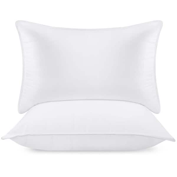 Unbranded Bedding Bed Cooling Pillows for Sleeping (White), Standard Size, Set of 2