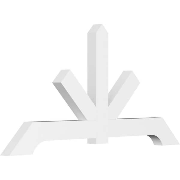 Ekena Millwork Vanguard 84 in. W x 42 in. H x 4 in. D Signature Polyurethane Bracket
