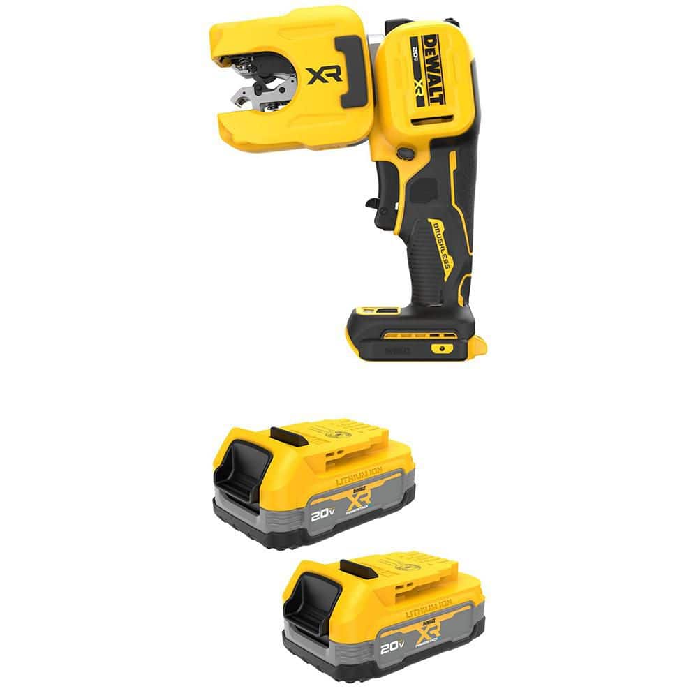 20V MAX XR Lithium-Ion Copper Cutter with (2) 20V MAX XR POWERSTACK 1.7 Ah Compact Battery Packs price history on PriceWatchPro