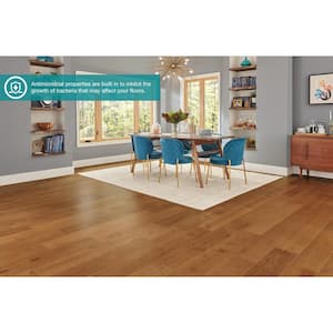 Take Home Sample - 5 in. x 7 in. Barnes Oak Waterproof Antimicrobial-Protected Engineered Hardwood Flooring