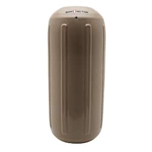 BoatTector 6.5 in. x 15 in. HTM Inflatable Fender in Sand