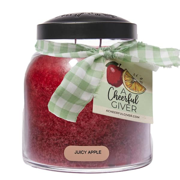 Keepers of the Light Juicy Apple Glass Candle