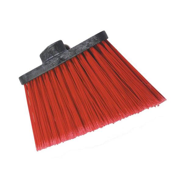 Carlisle 8 in. Flagged Angle Broom with 12 in. Flare Red Bristles (Case of 12)