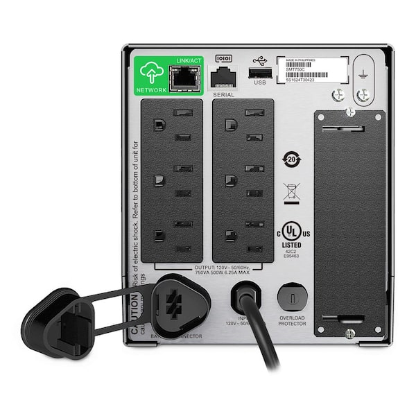 APC 6-Outlet Smart-UPS with SmartConnect Remote Monitoring Pure