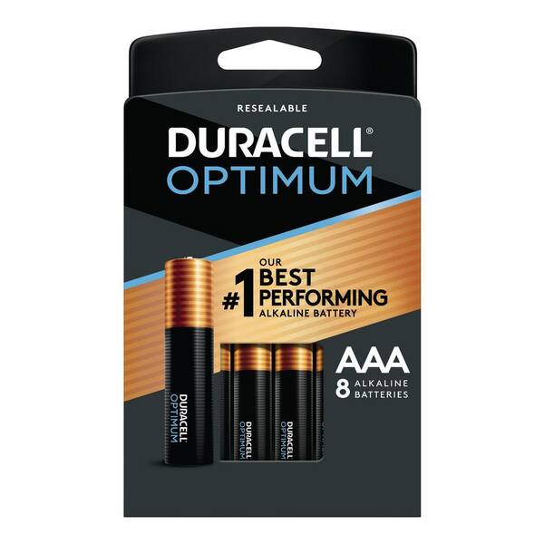 Duracell Optimum AAA Alkaline Battery (8Pack)004133303298 The Home
