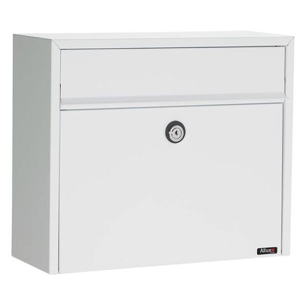 Unbranded Allux White Wall-Mount Mailbox