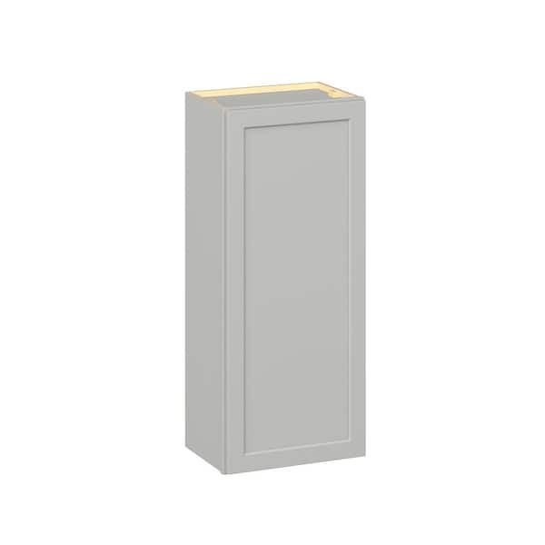 Emerson Whisper Gray Wall 1 Door Ready to Assemble Kitchen Cabinet (18 in. W x 42 in. H x 12 in. D)