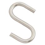 MARINE GRADE STAINLESS STEEL 1/4 X 2 IN. S-HOOK (2 PIECES)