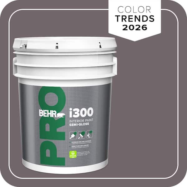 BEHR PRO 5 gal. #N570-5 Curtain Call Semi-Gloss Interior Paint