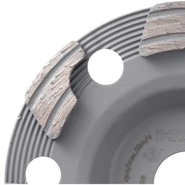 Hilti 5 in. x 7/8 in. Arbor P Diamond Cup Wheel for Angle Hilti 5 in. x 7/8 in. Arbor P Diamond Cup Wheel for Angle