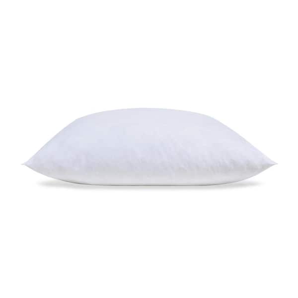 Plume 24 Square Feather Down Throw Pillow, Set of 2, Storm Gray