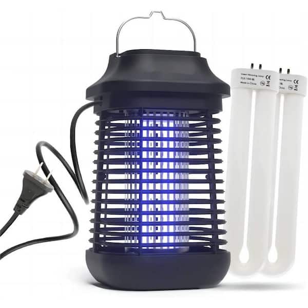 Outdoor Mosquito Killer 4200V High Power Electric Mosquito Killer Including  2 Pack Replacement Bulbs