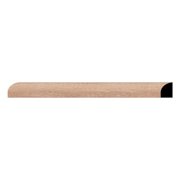 Ekena Millwork WM129 0.44 in. D x 0.69 in. W x 96 in. L Wood (Sapele Mahogany) Shoe Moulding