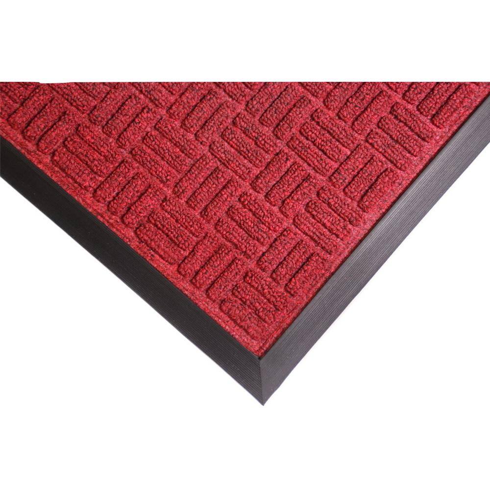Rhino AntiFatigue Mats Crossbar Red 24 in. x 36 in. Commercial