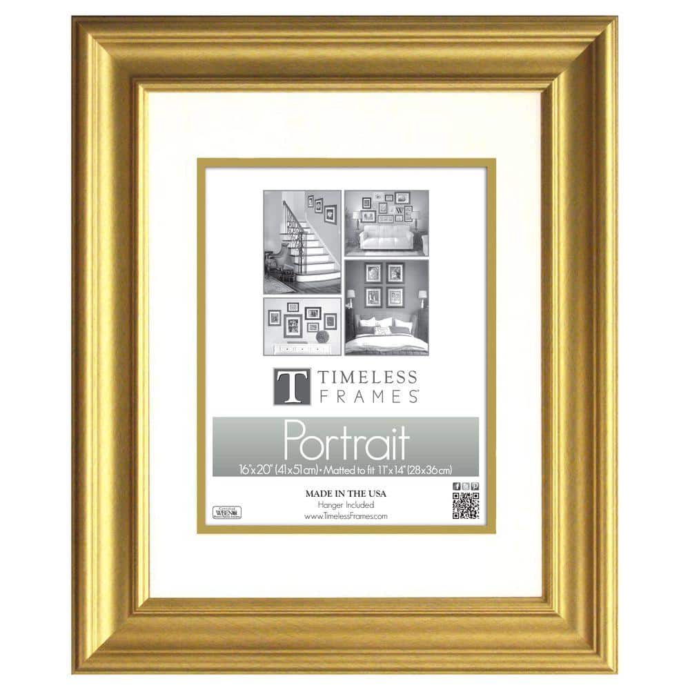 White Wooden Matted Picture Frame, 16x20