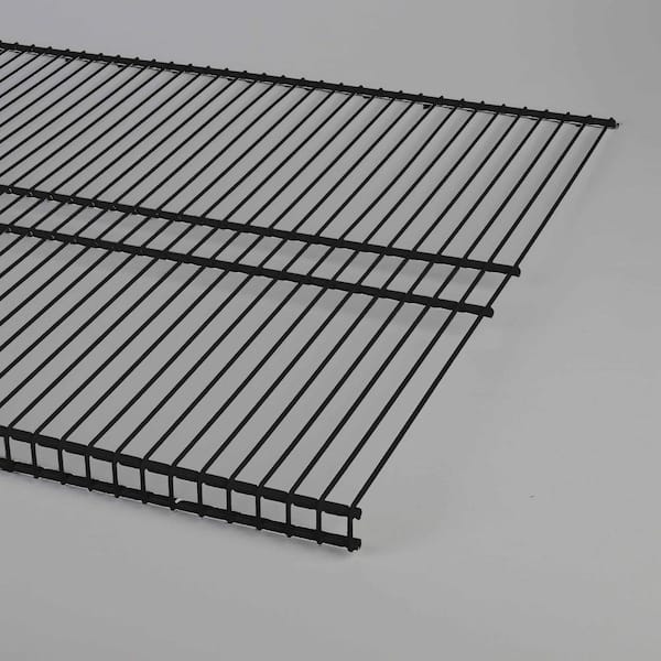 Everbilt 48 in. x 20 in. Metal Heavy Duty Shelf-Black
