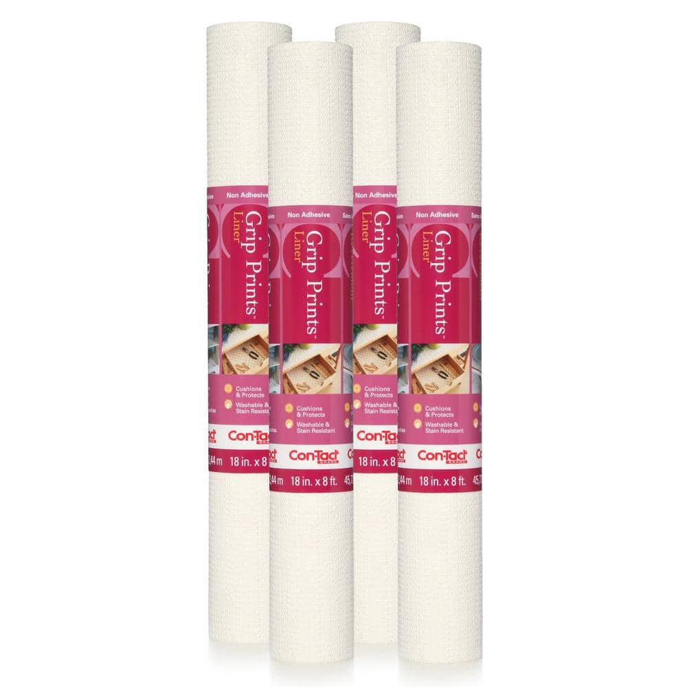 Con-Tact 12 In. x 5 Ft. Clear Non-Adhesive Shelf Liner - Tiger